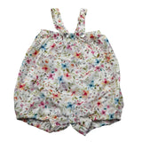 J.O. Milano Pagliacetto Tinta Unita Fantasia Floreale per Neonata 575H1 BIANCO J.O. MILANO 