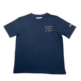 Saint Barth T-Shirt Girocollo Tinta Unita con Stampa per Bambino POT0002 BLU SAINT BARTH 