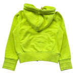 Sun68 Felpa con Zip E Cappuccio Tinta Unita per Neonato F31304N GIALLO FLUO SUN68 