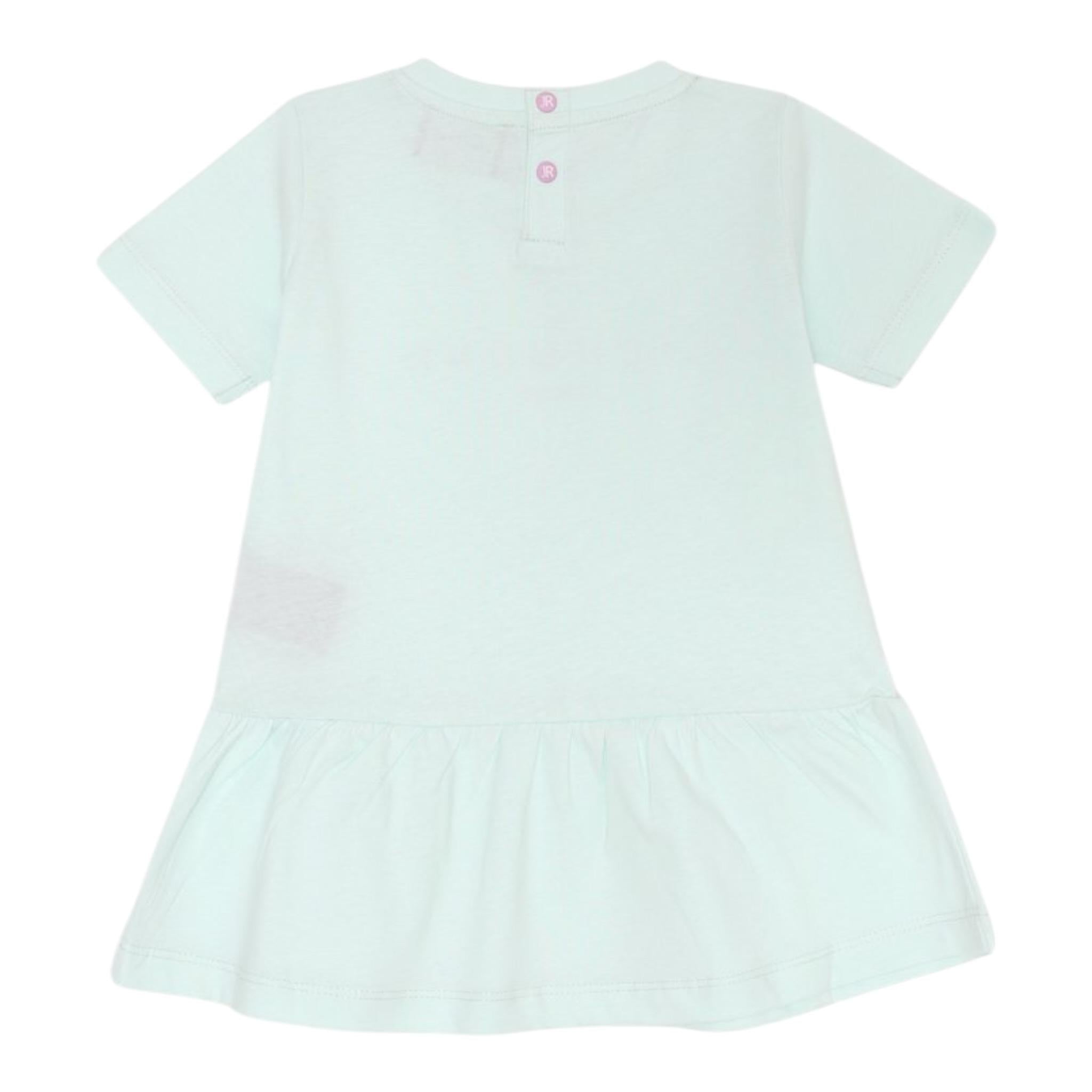 John Richmond Abito tinta unita con Stampa Verde Acqua per Neonata RIP25005VEXXX VERDE ACQUA JOHN RICHMOND 