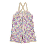 Stella Mccartney Tuta Intera Giromanica Ricamata Multicolor Per Bambina