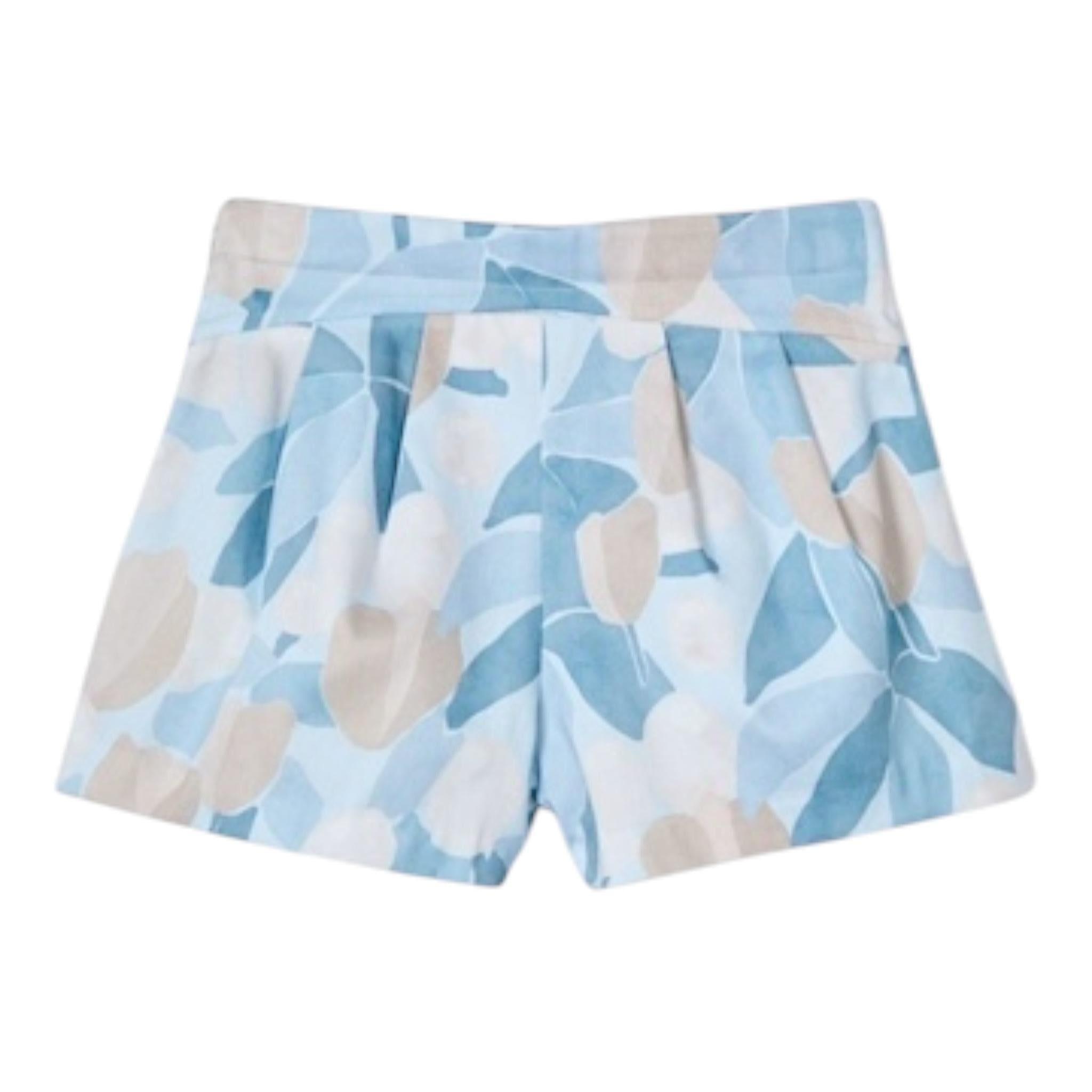 Mayoral Short Tinta Unita con Fantasia per Neonata 3905 AZZURRO MAYORAL 