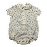 Wedoble Pagliaccetti Tinta Unita con Fantasia Floreale per Neonata V2507716E PANNA WEDOBLE 