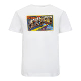 N°21 T-Shirt Girocollo Tinta Unita Con Stampa Bianco Per Bambino
