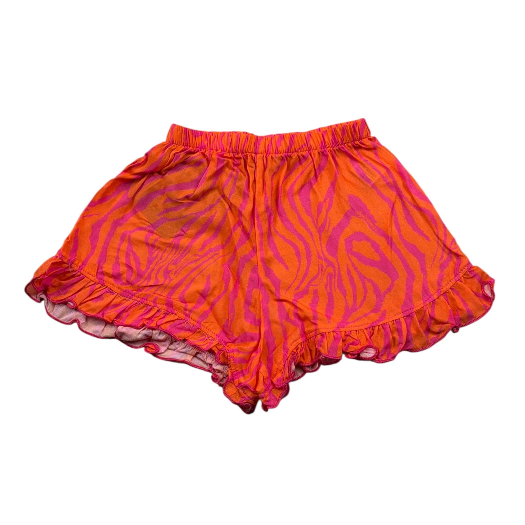 4Giveness Short Stampa Fantasia con Elastico In Vita Arancione Fluo per Neonata FGCN3976 ARANCIONE FLUO 4GIVENESS 