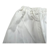 Zero Ampere Pantalone Tinta Unita con Elastico In Vita per Neonato DAVID BIANCO ZERO AMPERE 