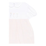 Il Gufo Pagliaccetto Mezza Manica Bicolore per Neonata P25TO270C3160 BIANCO/ROSA IL GUFO 