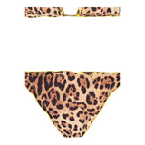 4Giveness Costume 2 Pezzi Triangolo-Slip per Bambina 125GBWBK5106 MARRONE 4GIVENESS 