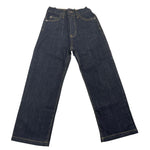 jeans tinta unita con girovita regolabile PP3978 BLU PAOLO PECORA 
