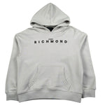 John Richmond Felpa Chiusa con Cappuccio Tinta Unita per Bambino RBP26003FE GRIGIO JOHN RICHMOND 