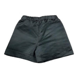 Twinset Short Tinta Unita Con Elastico In Vita Nero Per Bambina