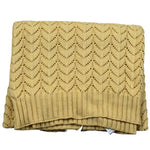 Wedoble Coperta Tinta Unita Traforato per Neonata V2507306A GIALLO WEDOBLE 