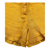 La Stupenderia Short Tinta Unita con Elastico In Vita per Bambina TJBR72O GIALLO OCRA LA STUPENDERIA 