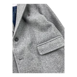 TRUSSARDI cappotto tinta unita con bottoni Grigio per Bambino TBA25123CP GRIGIO TRUSSARDI 