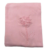 Le Coconne Coperta Tinta Unita con Applicazioni per Neonata 2125 ROSA LE COCONNE 