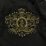 JOHN RICHMOND shirt girocollo tinta unita con stampa Nero per Neonata RIA25073TS NERO JOHN RICHMOND 