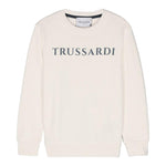 TRUSSARDI completo 2pz felpa-pantalone bicolore Bianco per Bambino TBA24064CF BIANCO TRUSSARDI 