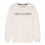 TRUSSARDI completo 2pz felpa-pantalone bicolore Bianco per Bambino TBA24064CF BIANCO TRUSSARDI 