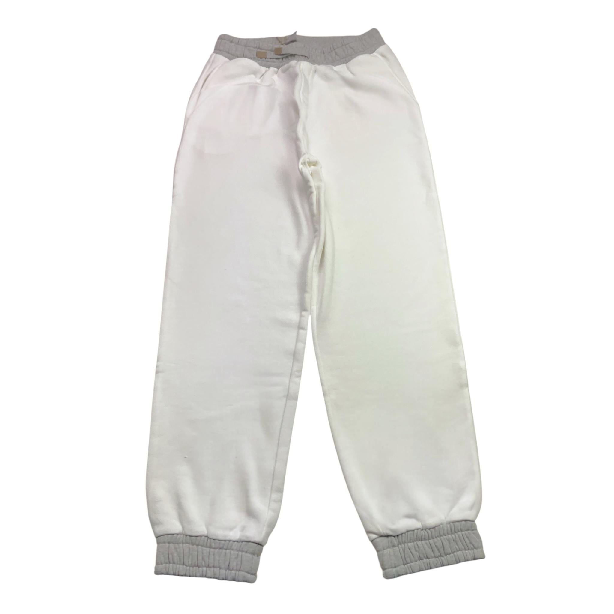 Eleventy Pantalone Tinta Unita con Elastico In Contrasto per Bambino EW6Q70 BIANCO ELEVENTY 