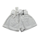 Janice Short tinta unita con Elastico In Vita Bianco per Neonata JN792N BIANCO JANICE 