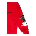 Iceberg Felpa Tinta Unita con Cappuccio E Stampa per Bambino MFICE5105J ROSSO ICEBERG 