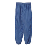 Liu Jo Pantlone Tinta Unita Effetto Denim Con Elastico In Vita Blu Per Bambina