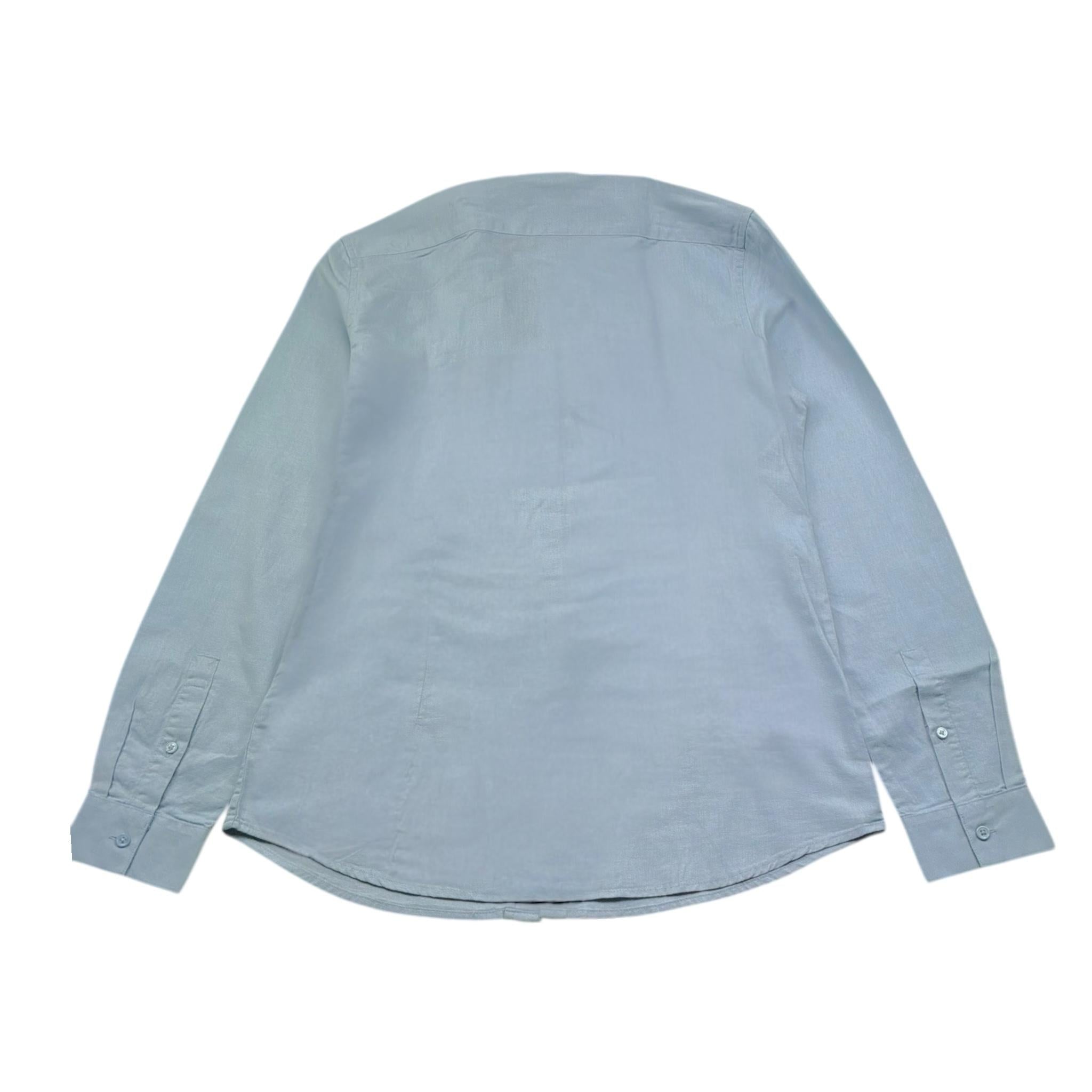 Antony Morato Camicia Tinta Unita Manica Lunga per Bambino MKSS00079 AZZURRO ANTONY MORATO 