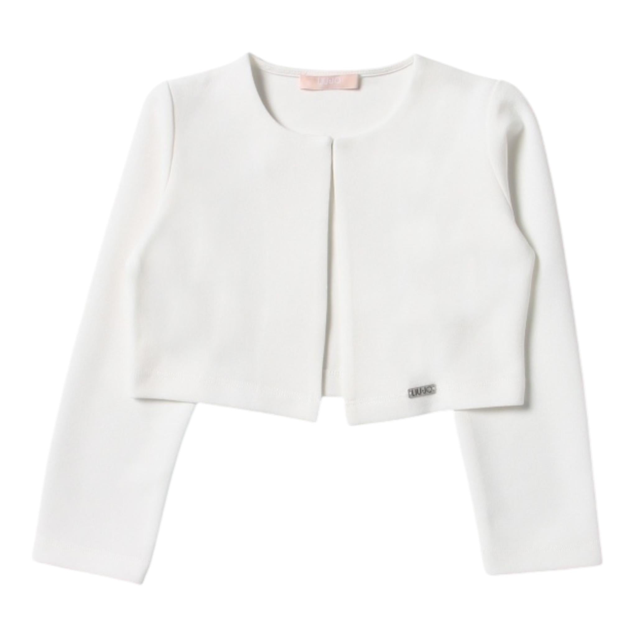 Liu Jo Cprispalle Tinta Unita con Logo per Bambina KA3005J BIANCO LIU JO 