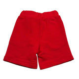 Gcds Bermuda Tuta Tinta Unita con Logo per Neonato 027942 ROSSO GCDS 