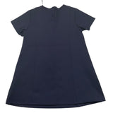TRUSSARDI abito mezza manica tinta unita con fiocco Blu per Bambina TGA25063VE BLU TRUSSARDI 