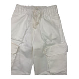 Zhoe & Tobiah Pantalone Tinta Unita Con Elastico In Vita Bianco Per Bambina