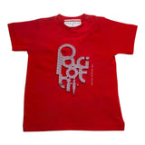 Cesare Paciotti T-Shirt Tinta Unita Girocollo con Stampa per Neonato TSP4102BN ROSSO CESARE PACIOTTI 