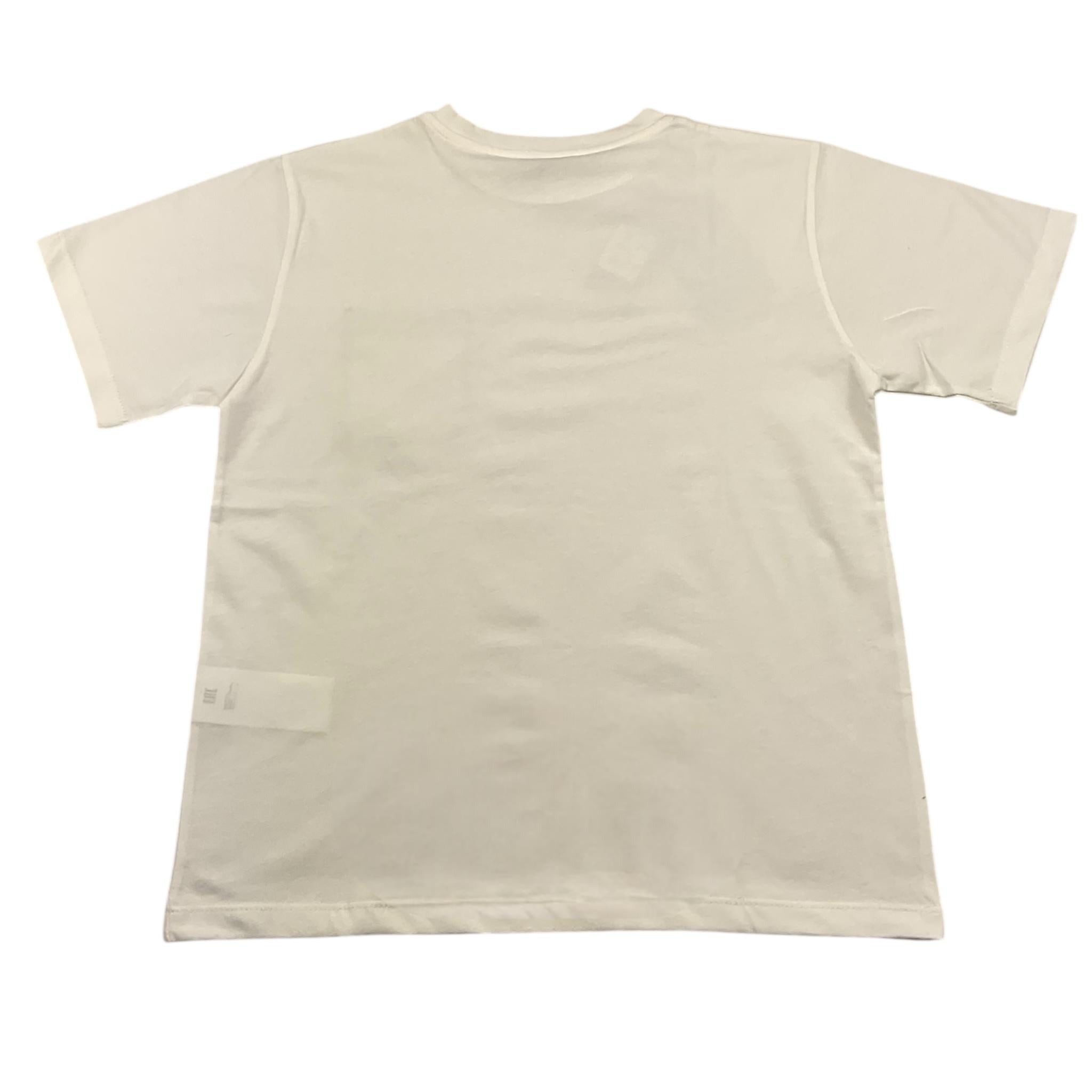 Paolo Pecora T-Shirt Girocollo Tinta Unita con Stampa per Bambino PP4029 BIANCO PAOLO PECORA 