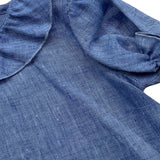 Little Bear Camicia Tinta Unita Mezza Manica per Neonata 8228 BLU LITTLE BEAR 