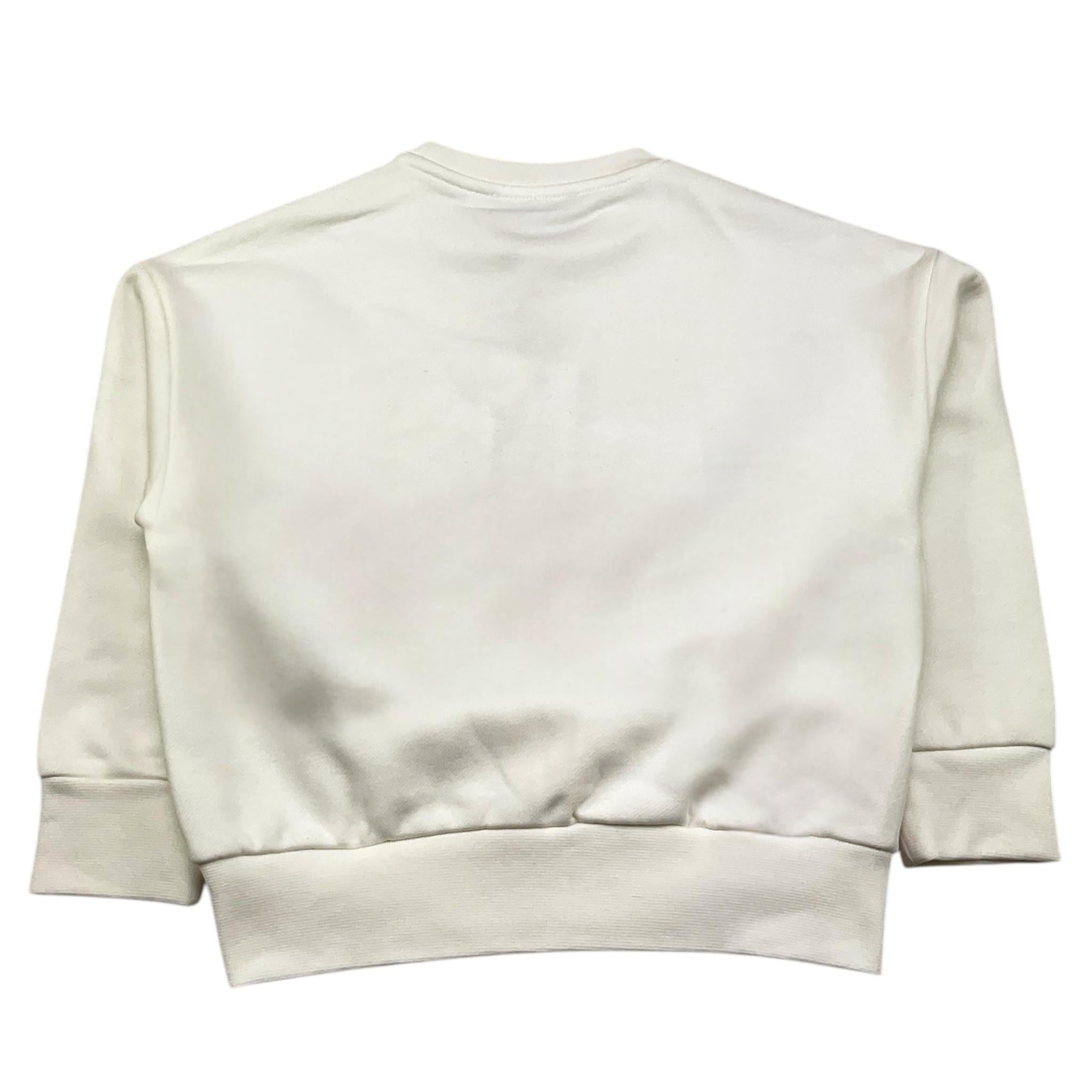 ICEBERG felpa chiusa girocollotinta unita con stampa logo Panna per Bambina MFICE5334JX PANNA ICEBERG 