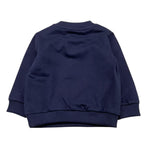 MOSCHINO felpa girocollo tinta unita con stampa Blu per Neonato MNF060 BLU MOSCHINO 