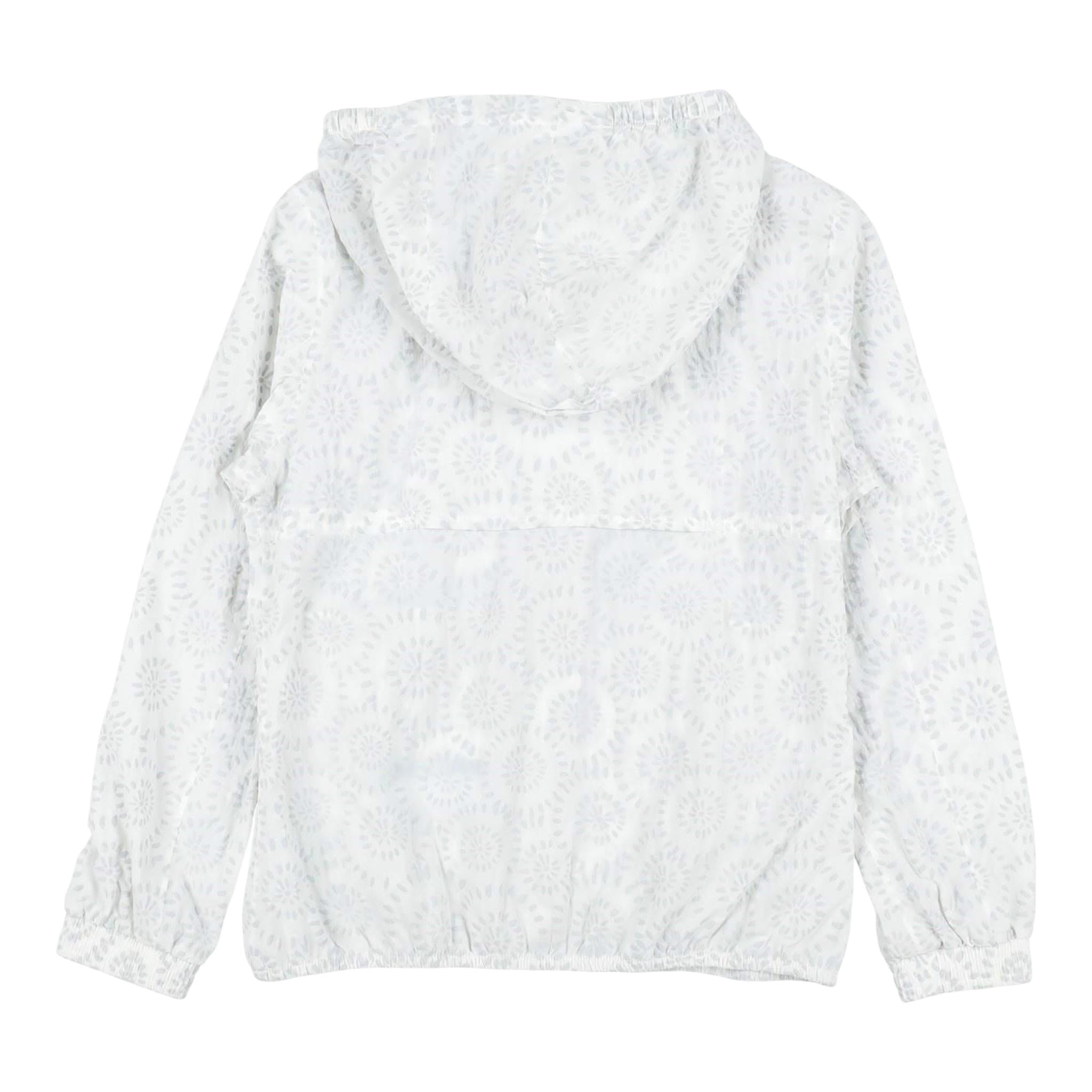 K-Way Giubbino Tinta Unita con Cappuccio per Bambina K6121UW BIANCO K-WAY 