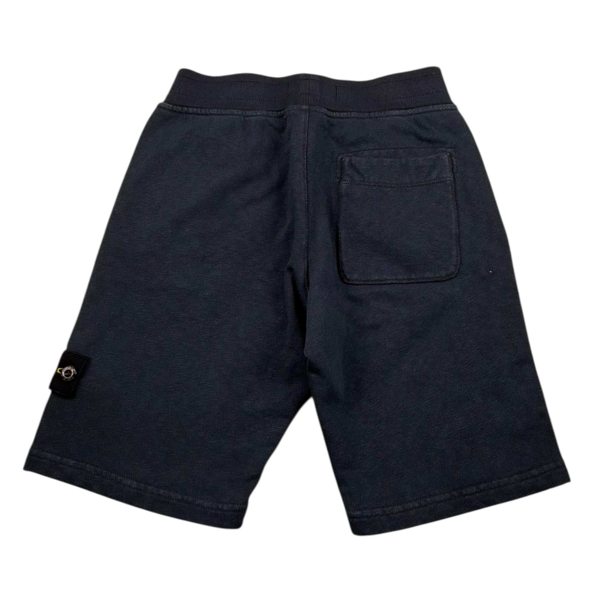 Stone Island Bermuda In Felpa Tinta Unita per Bambino K1S166200002 BLU STONE ISLAND 