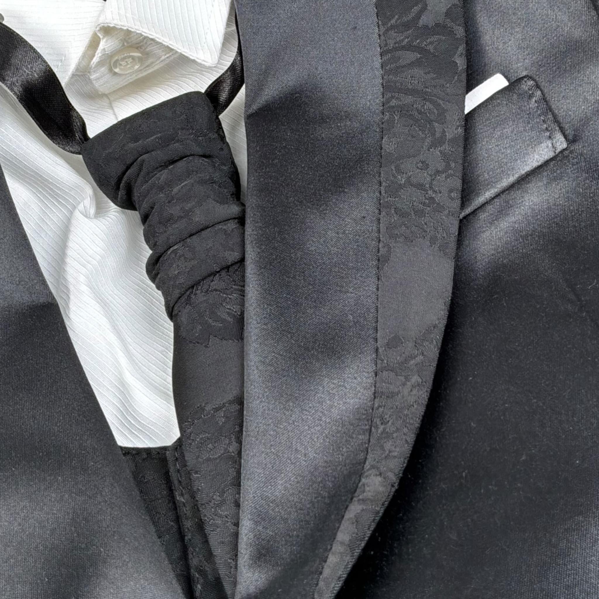 Qdk Completo 5 Pezzi Camicia-Giacca-Gilet-Cravatta-Pantalone per Bambino 100519 NERO QDK 