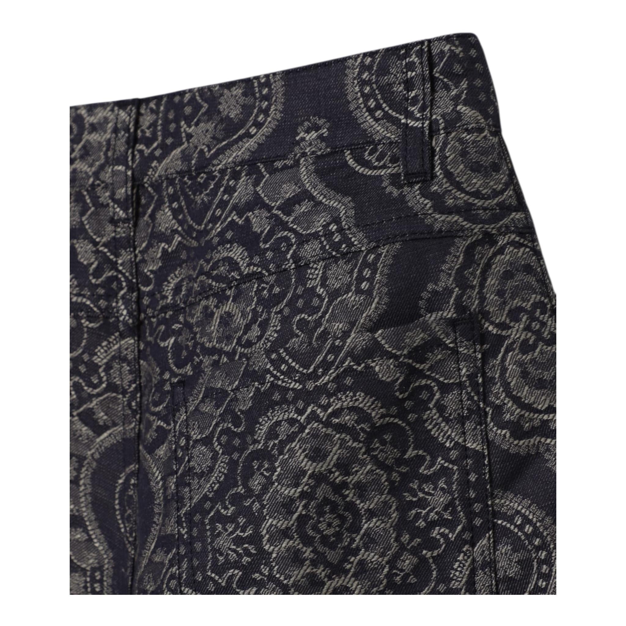 Etro Bermuda Tinta Unita con Fantasia per Bambino GW6P09 BLU ETRO 