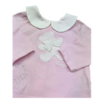 Le Bebe Completo 2 Pezzi Shirt-Ghettina Tinta Unita per Neonata LBG6298 ROSA LE BEBE 