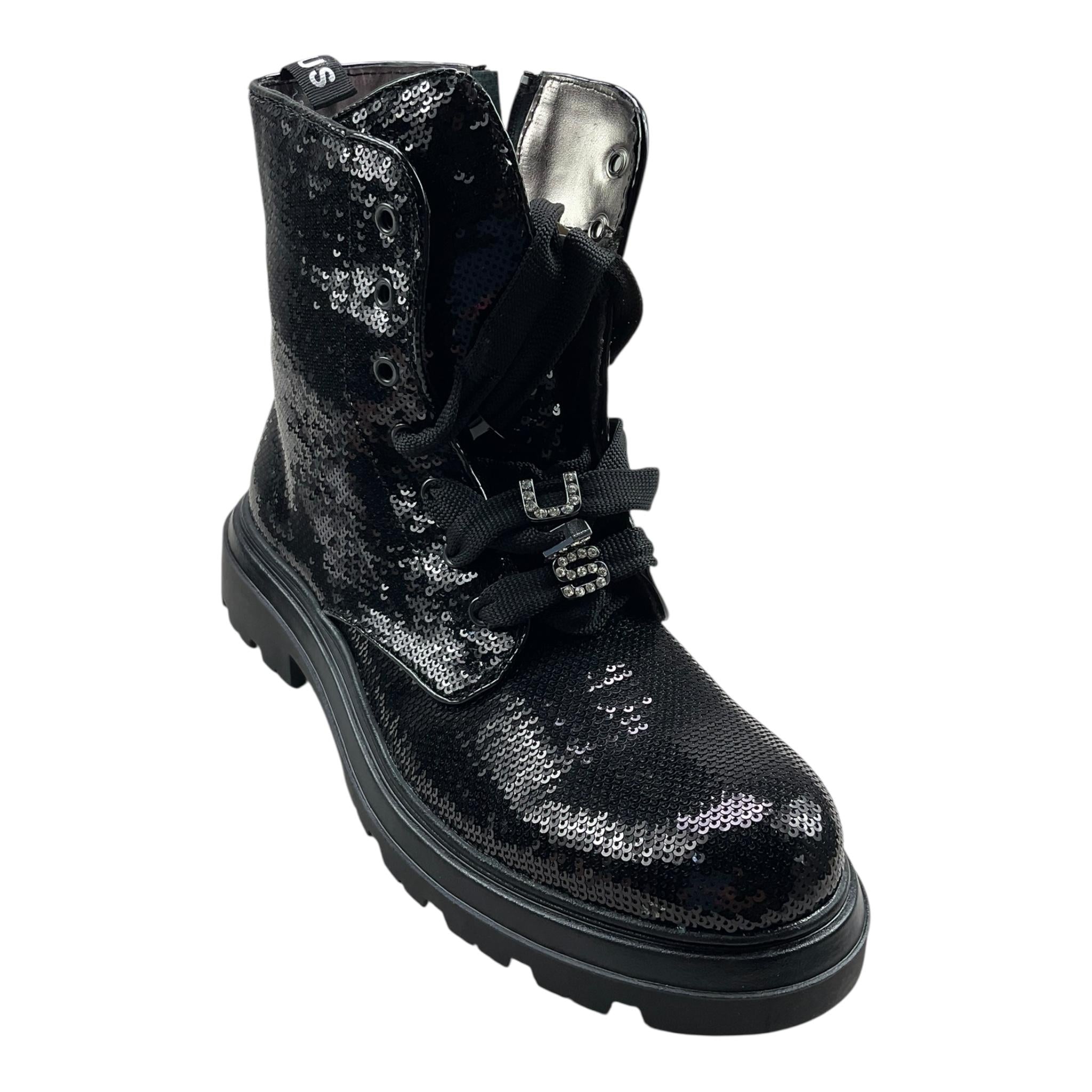 CESARE PACIOTTI anfibio tinta unita con suola in gomma Nero per Bambina 43080 NERO CESARE PACIOTTI 