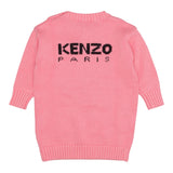 KENZO abito in maglia tinta unita con stampa Rosa per Neonata K60479N ROSA KENZO 