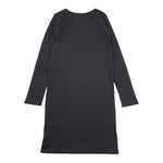 MOSCHINO abito tinta unita girocollo con stampa Nero per Bambina HDV0H3 NERO MOSCHINO 