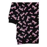 MONNALISA abito tinta unita con stampa barbie Nero per Bambina 19D930 NERO MONNALISA 