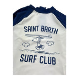 Saint Barth Shirt Tinta Unita con Maniche In Contrasto per Bambino MOORISH BIANCO SAINT BARTH 