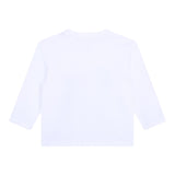 TIMBERLAND shirt girocollo tinta unita con stampa in contrasto Bianco per Neonato T60250 BIANCO TIMBERLAND 