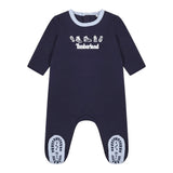 Timberland Tutina tinta unita con Logo Blu per Neonato T98314 BLU TIMBERLAND 