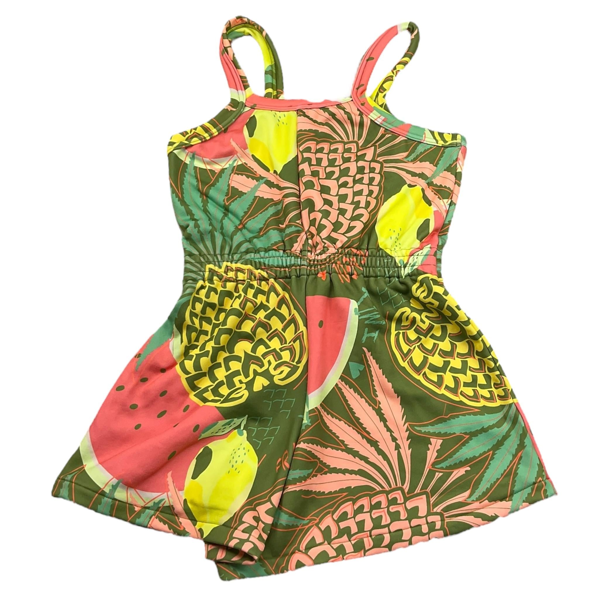 F**K Tuta Intera Corta Giromanica Stampa Fantasia per Bambina FJ25G5D MULTICOLOR F**K 