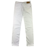 Dondup Jeans Tinta Unita 5 Tasche Bianco Per Bambino